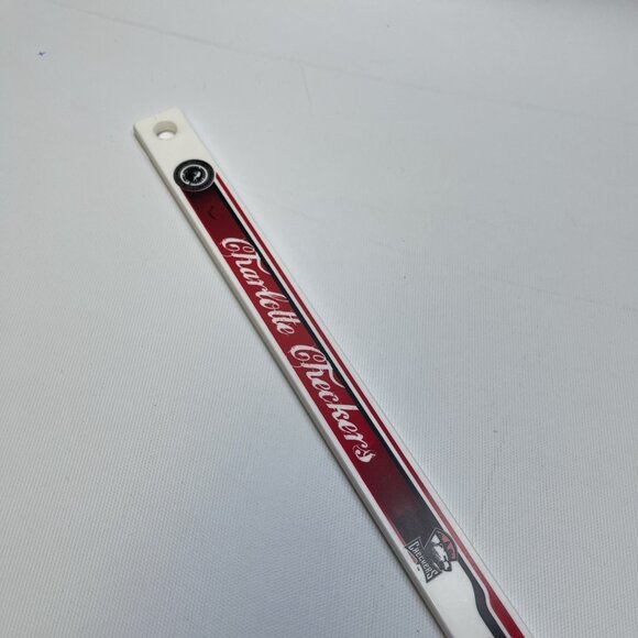 AHL Official 2010 Charlotte Checkers Mini Hockey Stick USA White Sher-Wood NEW - Picture 2 of 5